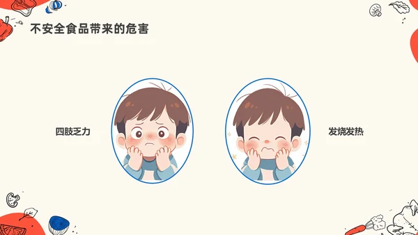 卡通幼儿园食品安全主题班会PPT课件全国食品安全法宣传周