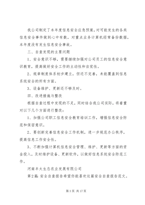 安全自查报告（共5篇） (2).docx