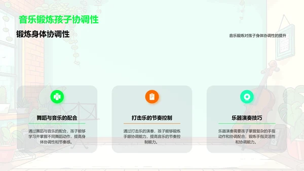 家庭音乐教育实践PPT模板
