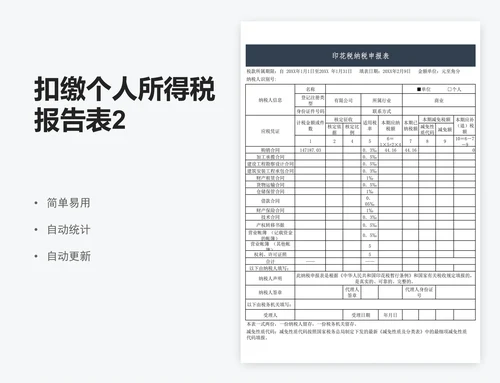 扣缴个人所得税报告表2