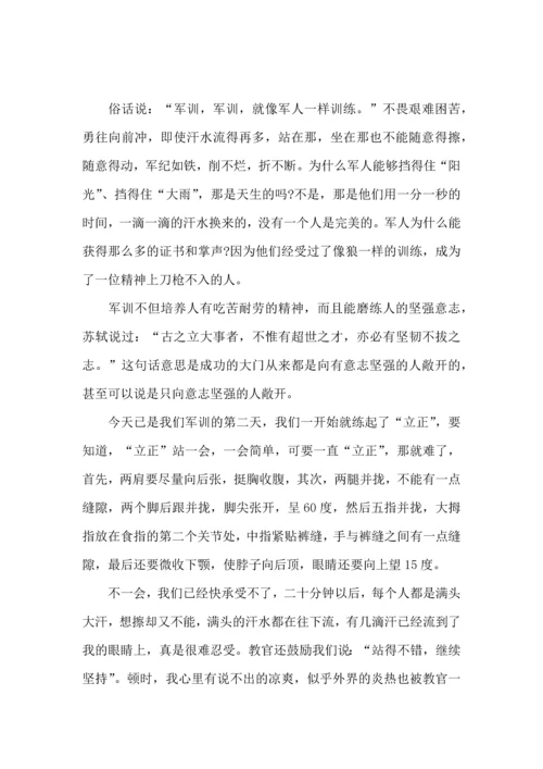 初中军训心得体会合集十篇（一）.docx