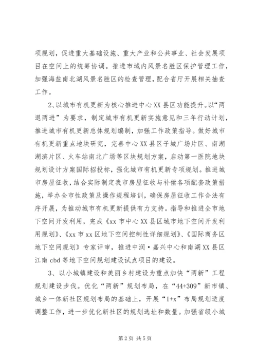 市规划局城乡规划建设工作总结.docx