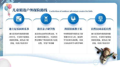 蓝色高级风六一活动策划PPT模板