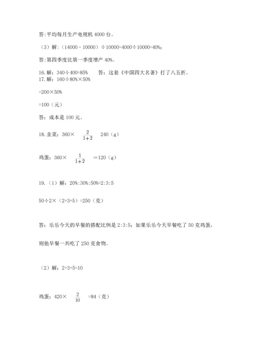小升初数学应用题50道附答案.docx