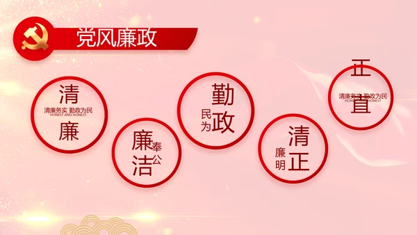 红色党建党支部党员主题党日微党课PPT模板