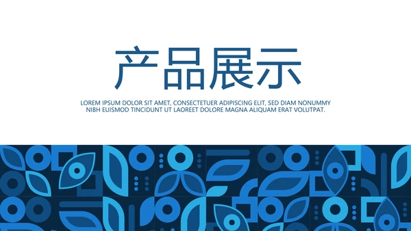蓝色科技网络信息化科技产品介绍动态PPT