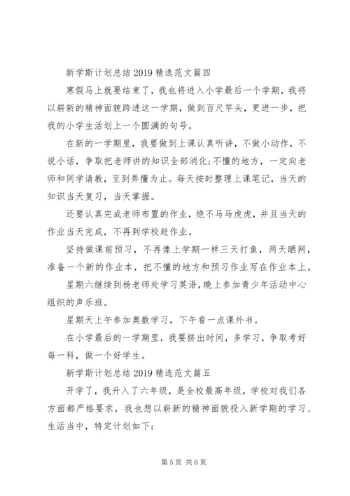 新学斯计划总结20XX年精选范文.docx