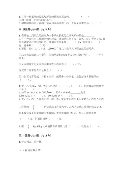 石嘴山市小升初数学测试卷标准卷.docx