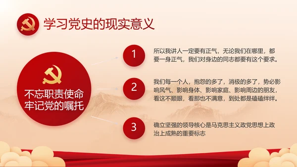 党建党支部年终工作总结汇报PPT党课