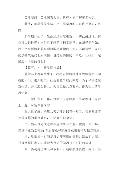 初二新学期打算作文.docx