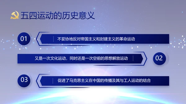 蓝色党建党支部工作总结汇报计划PPT