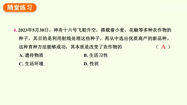 7.2.5生物的变异-八年级生物人教版下学期同步精品课件(共34张PPT)