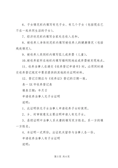 收养申请书范文.docx