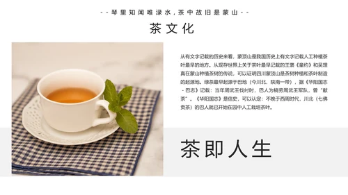 中国传统茶文化茶艺宣传PPT模板