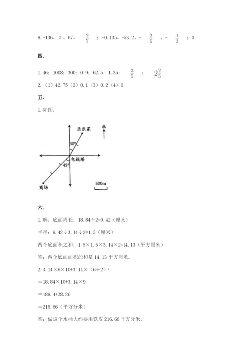 河北省【小升初】2023年小升初数学试卷【a卷】.docx