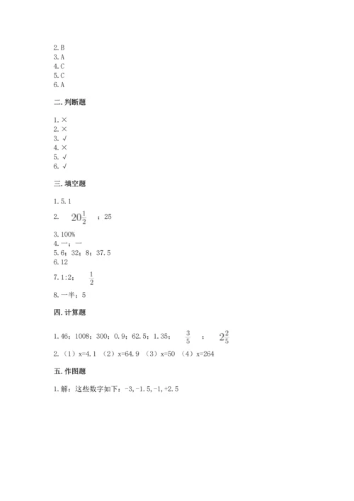 小学六年级下册数学期末测试卷含完整答案（名师系列）.docx