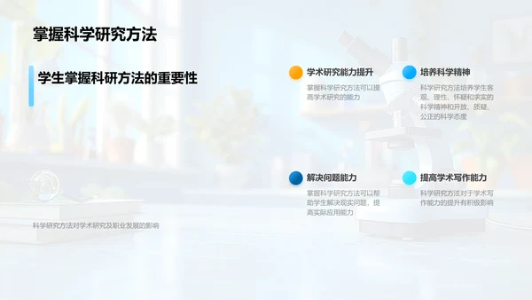 新生科研方法讲解PPT模板