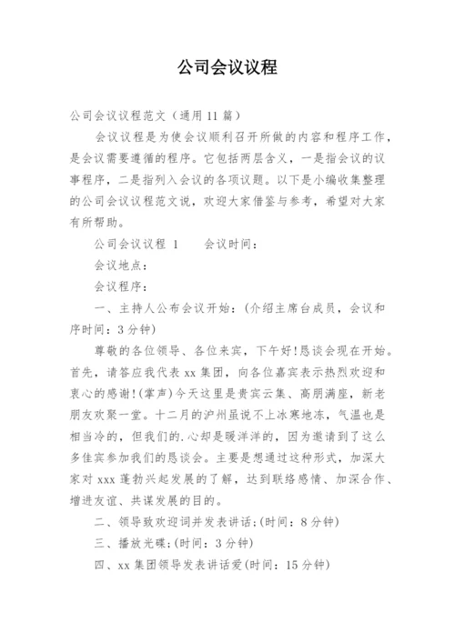 公司会议议程.docx