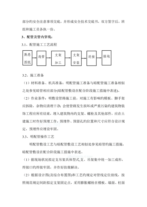 优质建筑优质建筑电气安装综合施工专题方案.docx