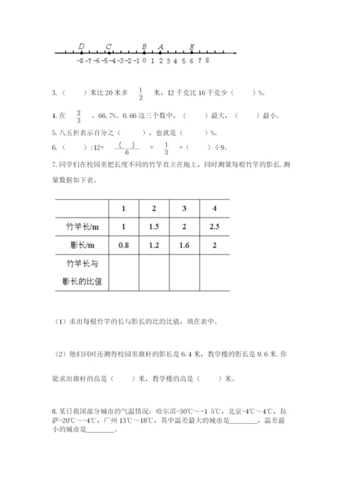 河南省【小升初】2023年小升初数学试卷及完整答案一套.docx