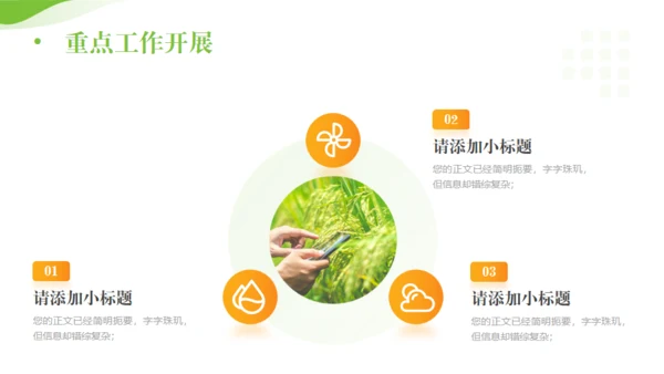 全面推进乡村振兴，田间经济通用PPT模板