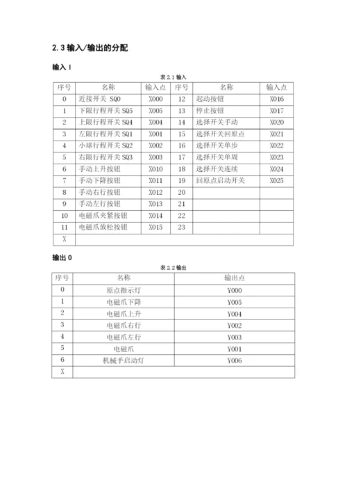 毕业论文 机械手大小球分选设备.docx