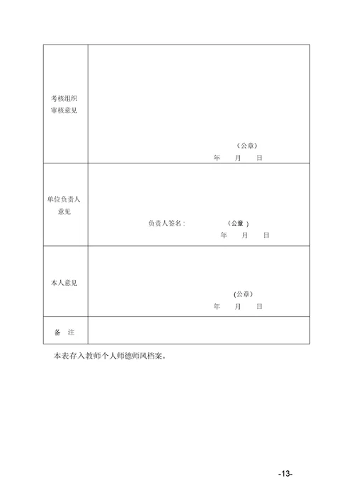 师德师风考核表(20220208192846)