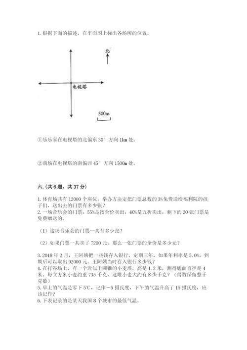 小学六年级数学毕业试题及1套完整答案.docx