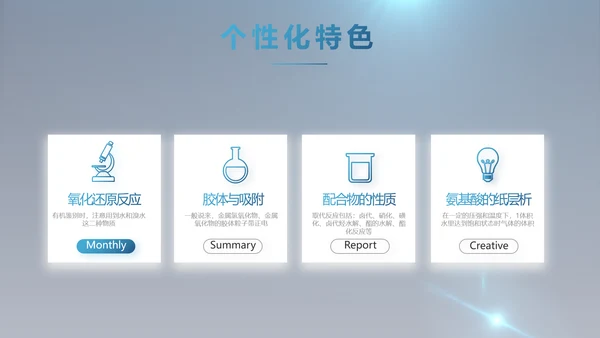 化学实验室医疗科技教学动态PPT