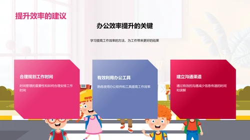 办公效率提升讲座PPT模板