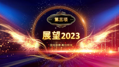2023年会兔年赢战开门红颁奖盛典ppt