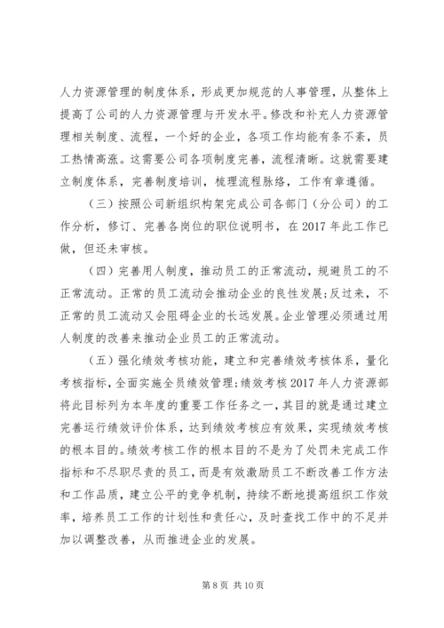 人力资源主管年终工作总结例文.docx