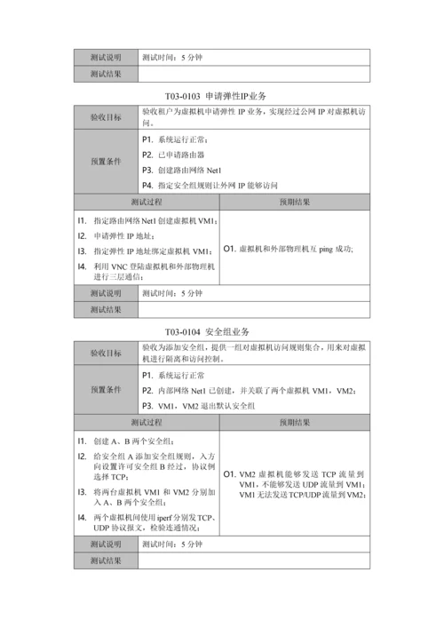 FusionSphere云数据中心功能测试专项方案.docx