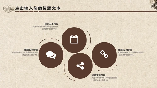 中国风水墨古典读书分享书香中国PPT模板