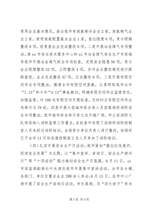 人民政府安全生产委员会办公室工作总结.docx