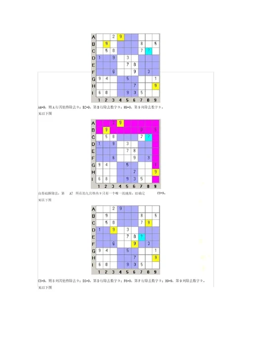 数独解题方法计划大全