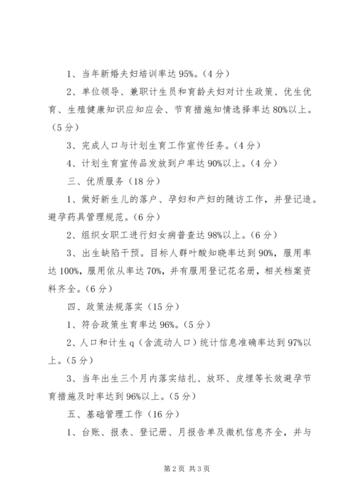 人口与计划生育目标管理责任书(部门).docx