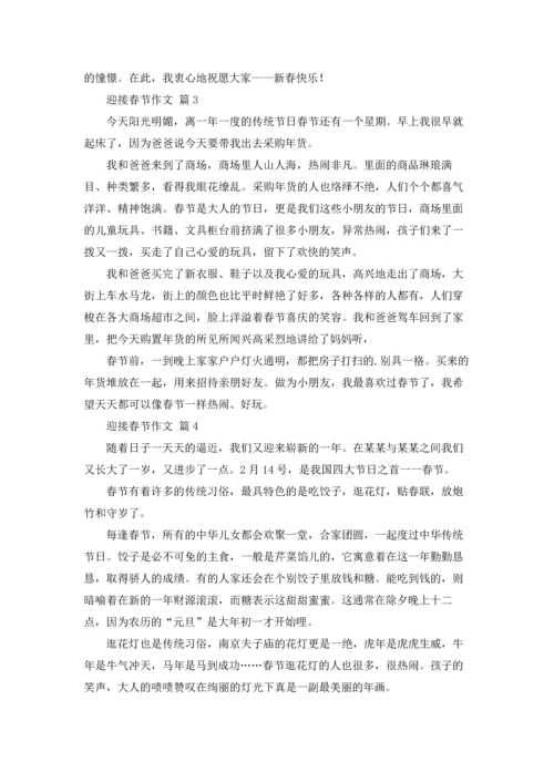 迎接春节作文锦集4篇.docx
