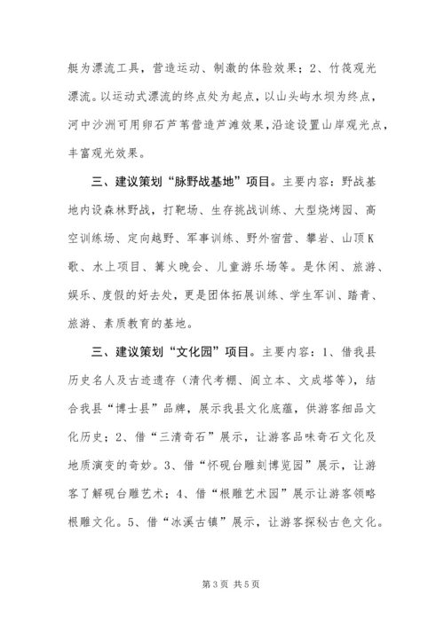 休闲旅游策划座谈会情况汇报.docx