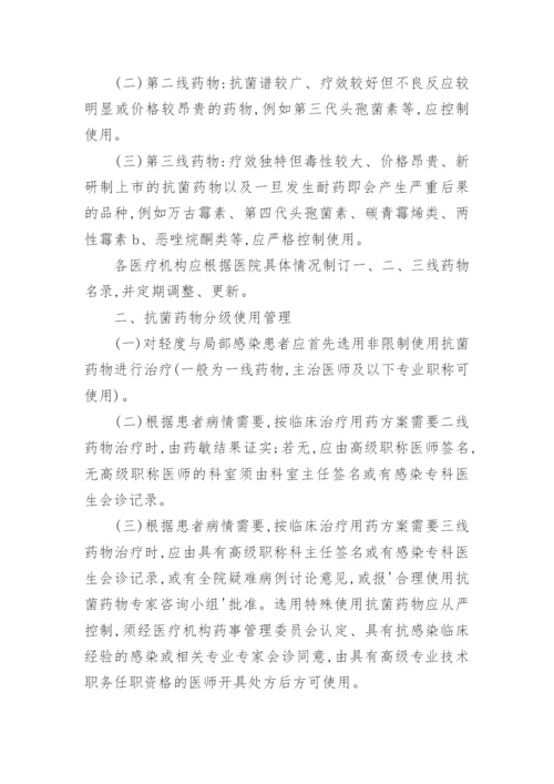 抗菌药管理制度.docx