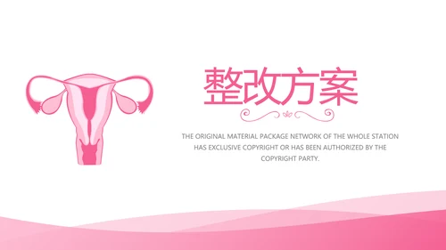粉色简约关爱女性健康工作总结汇报动态PPT