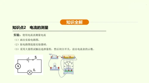 人教版 初中物理 九年级全册 第十五章 电流和电路 15.4 电流的测量课件（34页ppt）