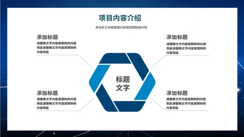 互联网项目汇报通用PPT模板