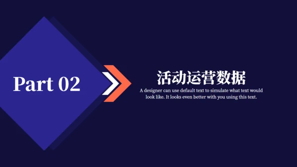 简约商务风企业运营报告通用PPT模板