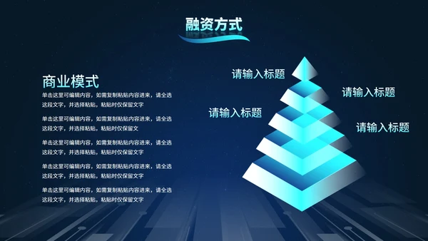 高级未来科技风互联网创新创业计划大赛PPT模板