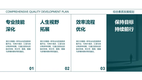 橙青渐变色杂志风个人简历PPT模板