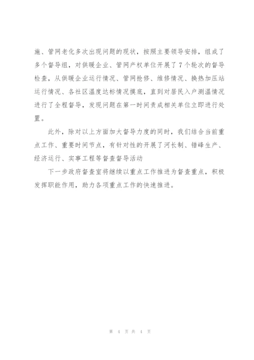 政府督查室工作总结.docx