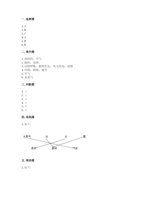 教科版三年级上册科学期末测试卷最新.docx