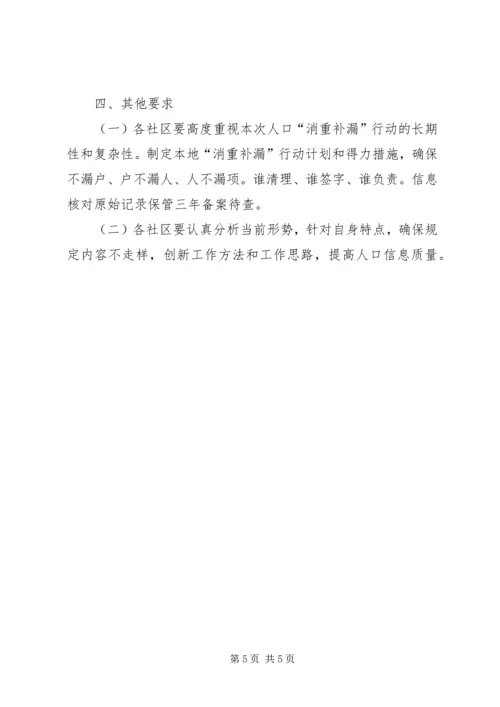 计生委消重补漏工作方案.docx