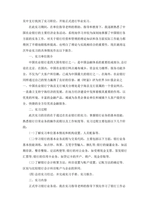 银行实习生实习报告十篇.docx